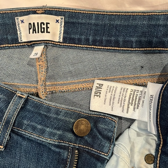 PAIGE Verdugo Low Rise Ankle Crop Jean - Picture 3 of 5
